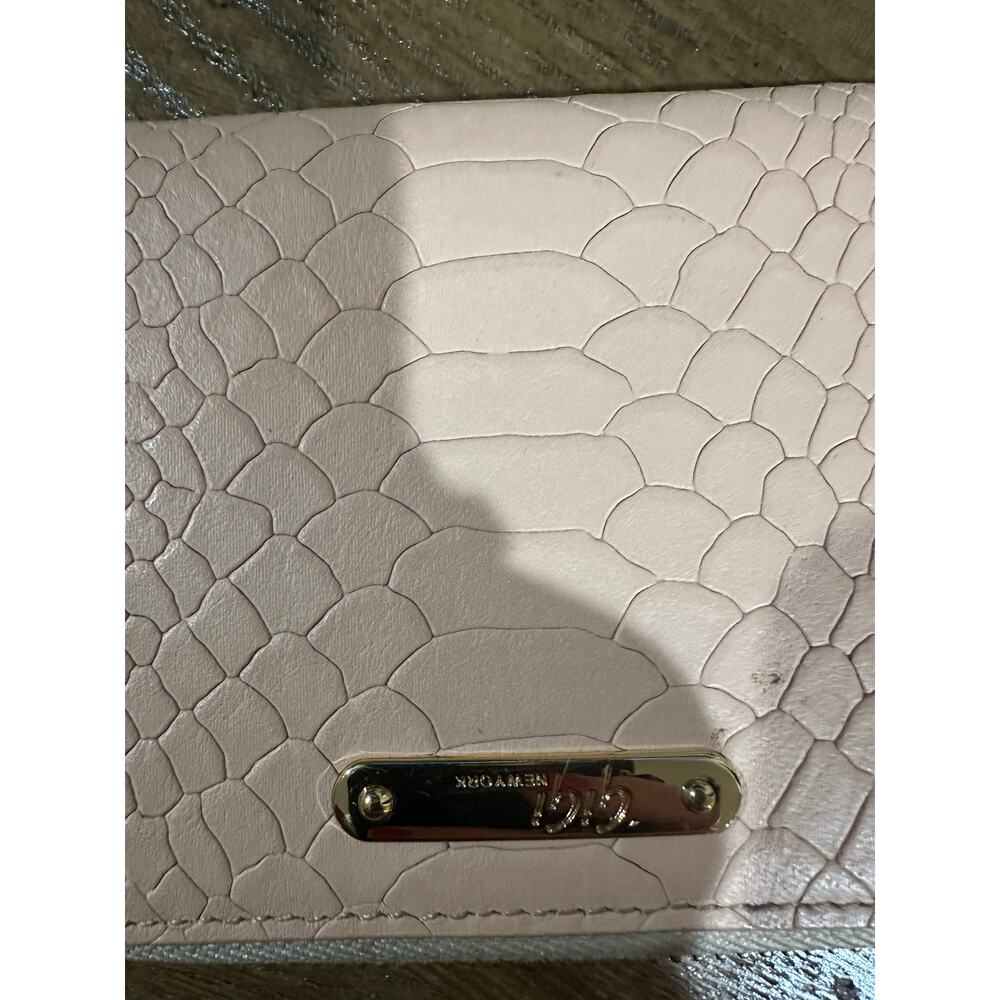 Gigi New York Large Python-Embossed Leather Zip-A… - image 7